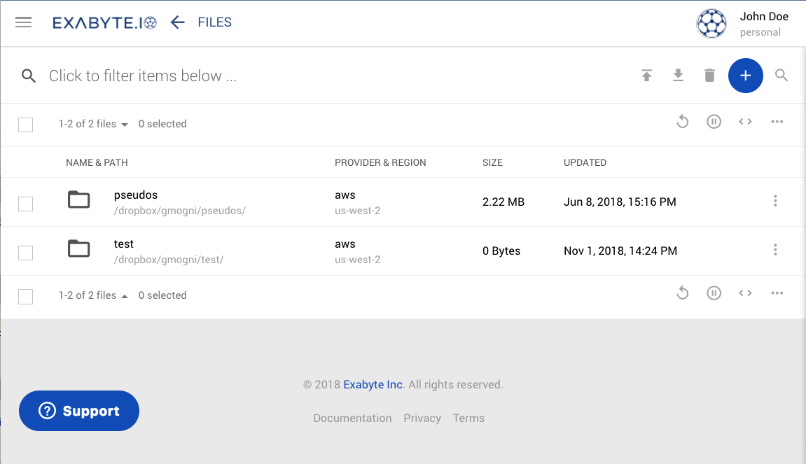 Dropbox Page Dropbox Page