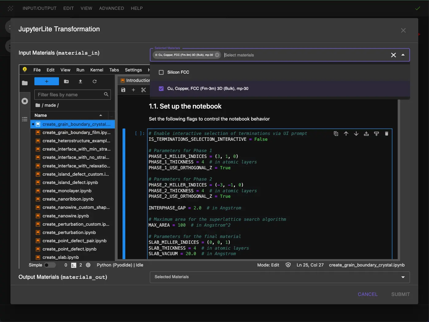 Grain Boundary Parameters Grain Boundary Parameters