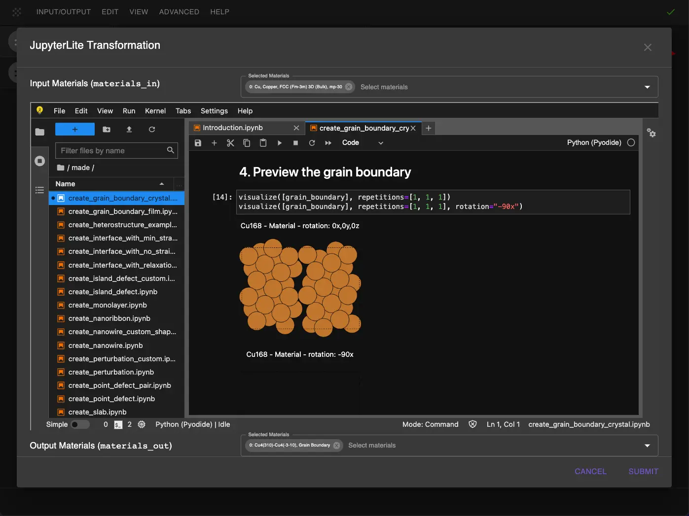 Grain Boundary Preview Grain Boundary Preview